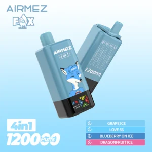 Alternative view of Airmez FOX 120K puffs 4IN1