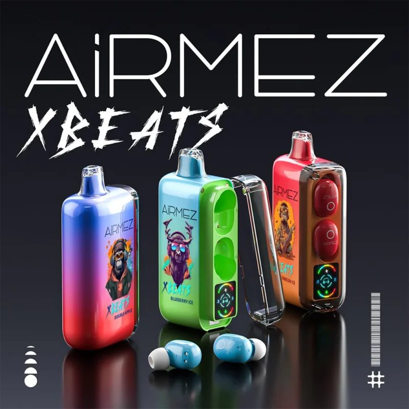 Airmez Xbeat 50K PRO vape beépített Hi-Fi fülhallgatóval, 50 000 puff, mágneses dizájn