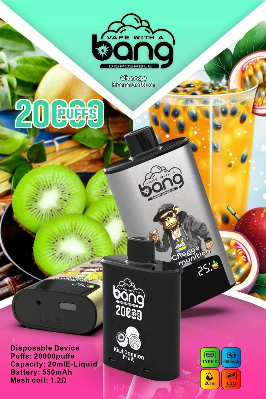 BANG 20k Puffs Change Ammunition - Image 2