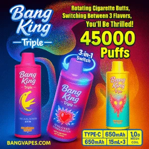 Alternative view of Bang King Triple 45K Puffs 3in1